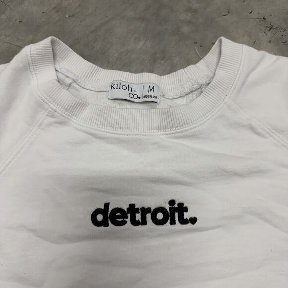 Kiloh And Co Detroit Crewneck White Size Medium - Picture 5 of 8